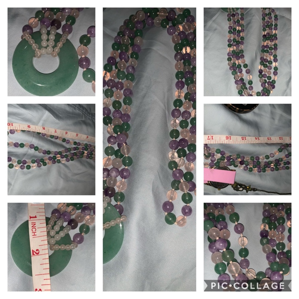 Beautiful grandmas Jade necklace 🌹🥰👌